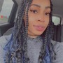 BoxBraids w/ FauxLoc Highlights