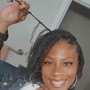 2 Strand Twist w/ Hair Added into Twist..