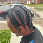 Men two stand Twist/box braids