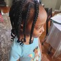 Kid's Box Braids/Twists (Large/Midback)