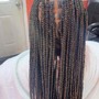 Knotless Box Braids take down