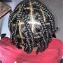 Men single braids