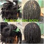 Dreadlocks small retwist