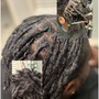 Locs retwist medium size