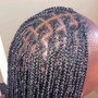 Small knotless braids