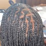 Small knotless braids