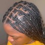 Small knotless braids