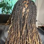 Large Knotless Braids