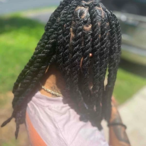 Black Messy Loc Extensions