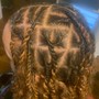 Kinky twist Braids style