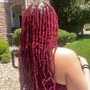 Small Boho Knotless Braids (Butt Length)