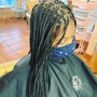 Medium Knotless braids