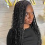 One Layer Stitch Braids/Knotless In Back