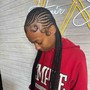 Mini  Straight Back Cornrows