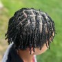 Natural Hair Style - two strand twist - SUNDAYS ARE $30 ON TOP OF YOUR SERVICE FEElength