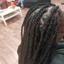 Medium Knotless Braids