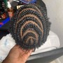 Wig braid down