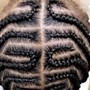 Men Cornrows w/ Designs