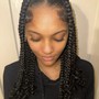 Natural Hair Stitch Braids