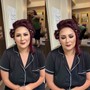 Updo, Full Makeup Application