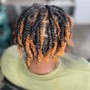 Natural 2strand Twists w/or w/o rubber band