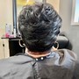 Touch Up the sides of short hair and back