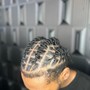 2 Cornrows (without hair added