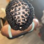 Small Straight Back Cornrows