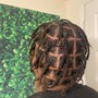 Design Braided Front Half Back Knotless Braids