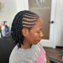 Basic Braid Down (No Weave) 8-14 Braids