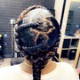 Single Individual Braids (no added hair)