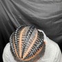 Medium knotless braids