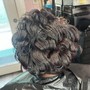 SMedium Short/Bob Knotless w/ Beads or Curls