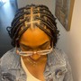 Medium bohemian with locs