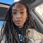 Faux Locs over Natural locs