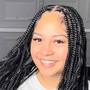 Boho knotless Braids