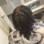 Invisible locs over locs (HAIR INCLUDED)