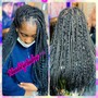 Small Bohemian Knotless Twists Includes Hair