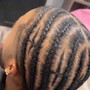 Mens French braided Style