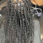 Boho add on to braids with human hair