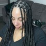 Boho knotless Braids