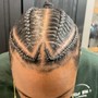 Mens French braided Style