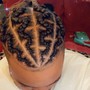 Mens French braided Style