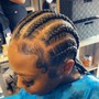 Knotless Cornrow Style