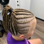 Feed in Straight back braids