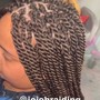 Medium Senegalese Twists(Mid-back)