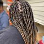 Medium Knotless Braids