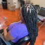 Shampoo treatment braided down