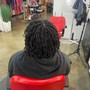 Half Head Loc Retwist