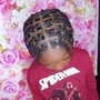 Kiddie Braids w/ Natural Hair